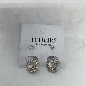 D’BELLO PIERCED EARRINGS BRAND NEW 2 FOR $10